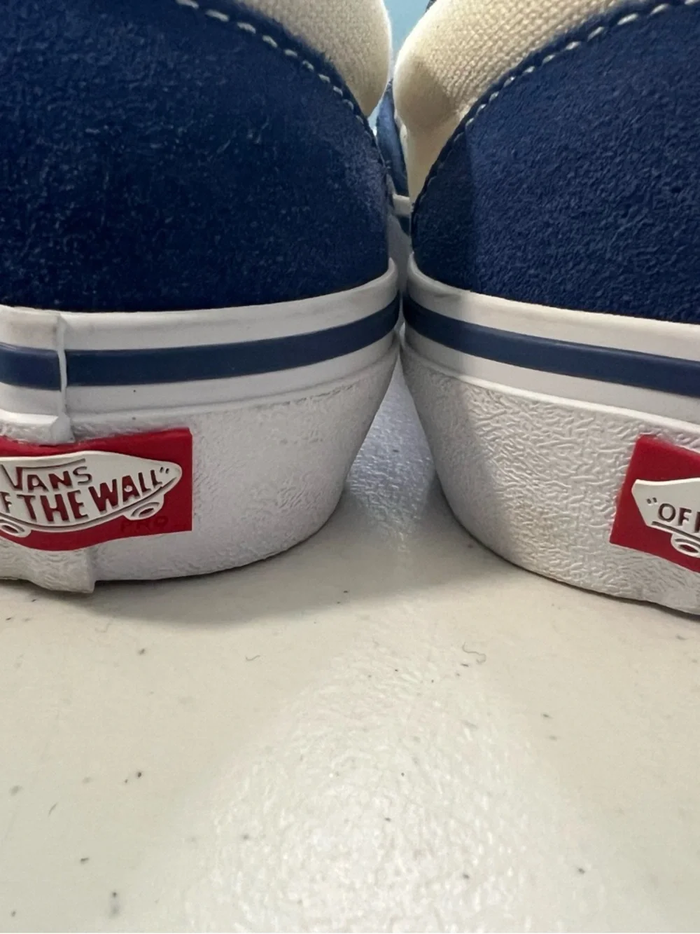 Vans PRO Men’s Slip-On Suede Loafers in Navy Size 8
